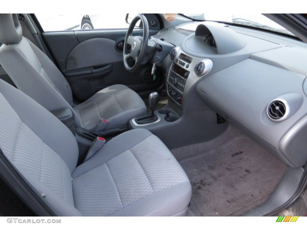 Gray Interior 2007 Saturn ION 2 Sedan Photo #80839096