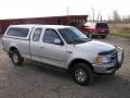 1997 Silver Frost Pearl Metallic Ford F250 XLT Extended Cab 4x4  photo #1