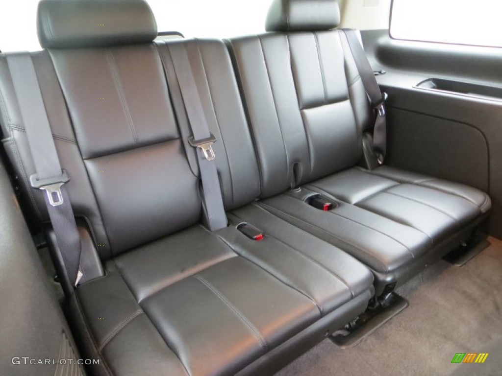 Ebony Interior 2009 GMC Yukon SLT Photo #80839205