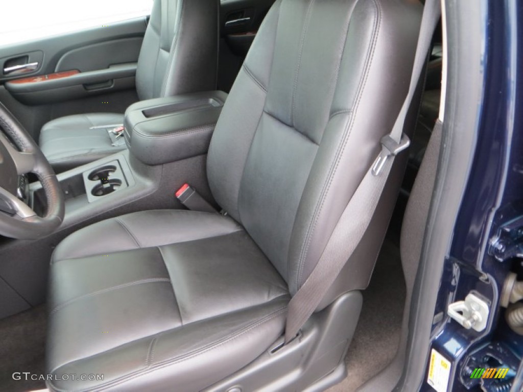 Ebony Interior 2009 GMC Yukon SLT Photo #80839377