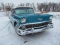 Nassau Blue/India Ivory 1956 Chevrolet Bel Air 2 Door Hardtop Exterior