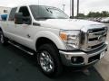 2013 White Platinum Tri-Coat Ford F250 Super Duty Lariat Crew Cab 4x4  photo #8