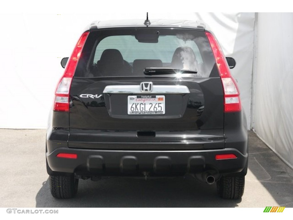 2009 CR-V EX-L - Crystal Black Pearl / Black photo #9