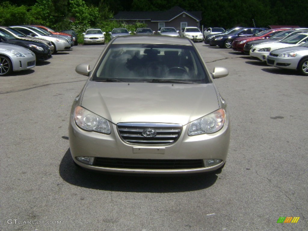 2007 Elantra GLS Sedan - Laguna Sand Beige / Beige photo #2