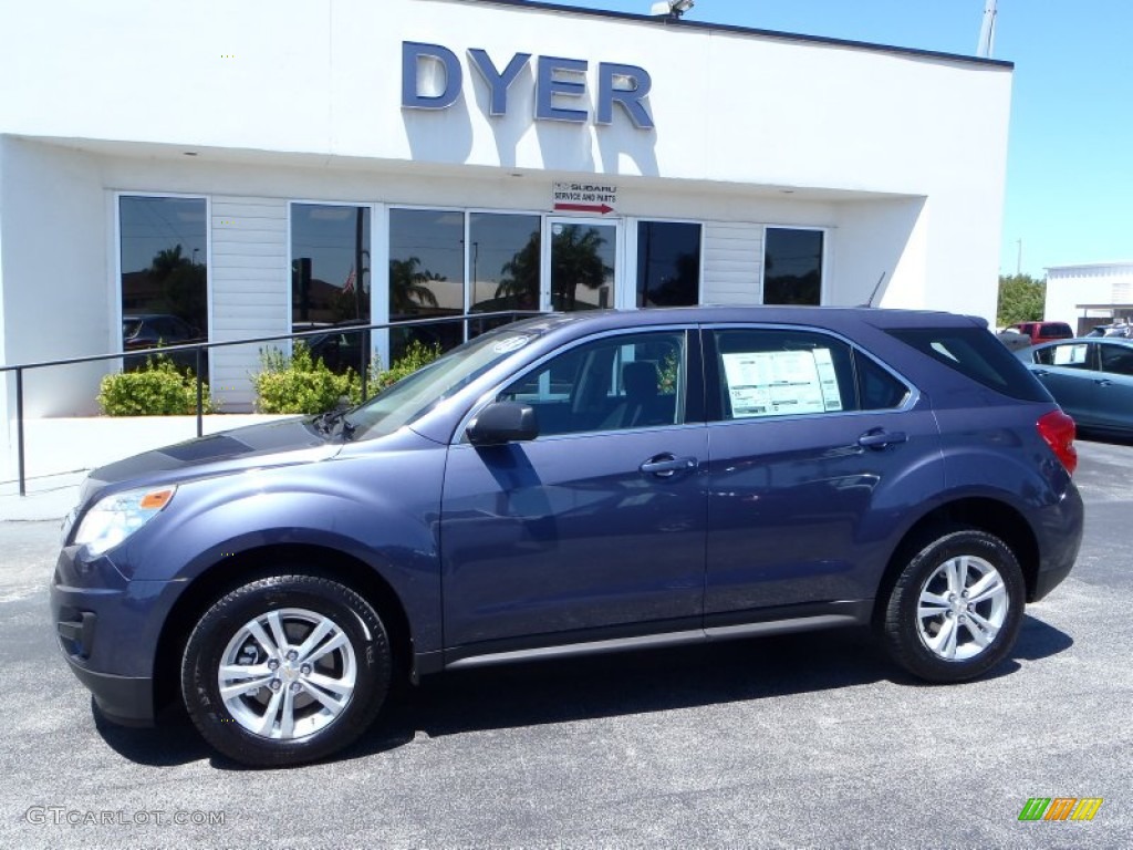 2013 Equinox LS - Atlantis Blue Metallic / Light Titanium/Jet Black photo #3