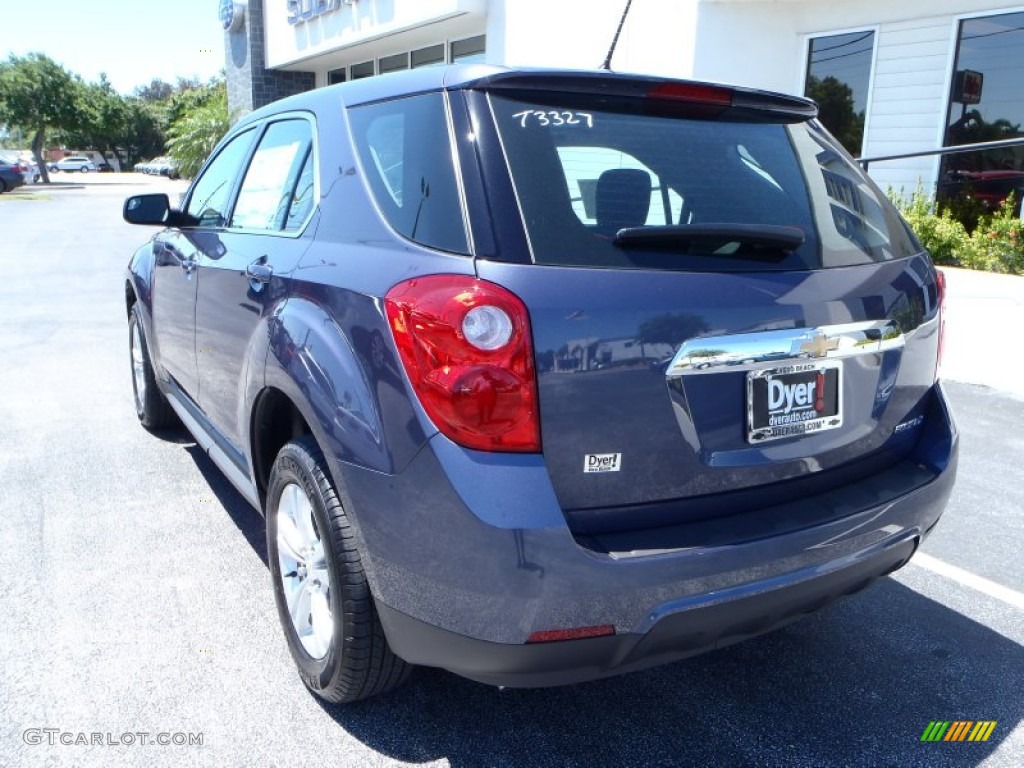 2013 Equinox LS - Atlantis Blue Metallic / Light Titanium/Jet Black photo #4