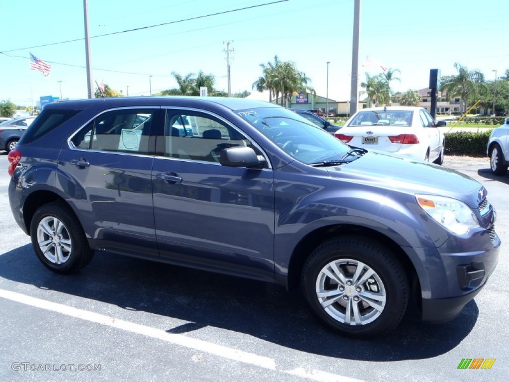2013 Equinox LS - Atlantis Blue Metallic / Light Titanium/Jet Black photo #6