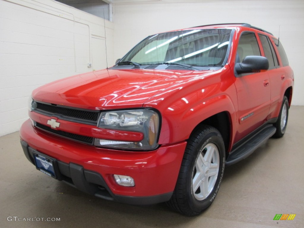 Victory Red 2002 Chevrolet TrailBlazer LTZ 4x4 Exterior Photo #80842209