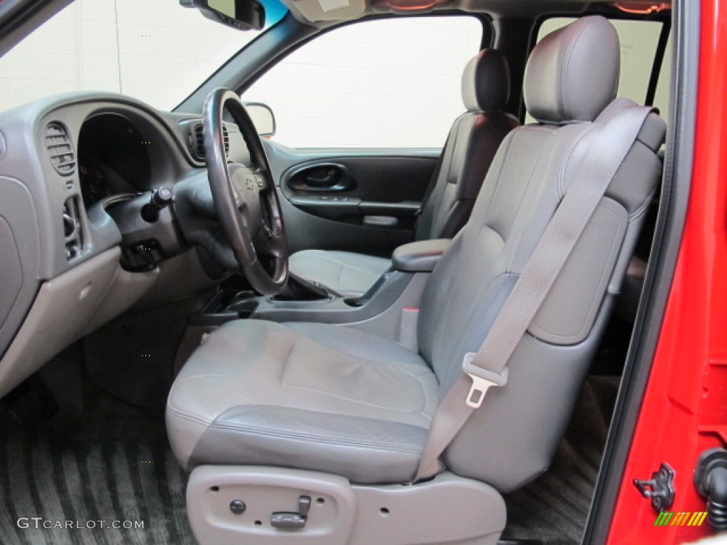 Dark Pewter Interior 2002 Chevrolet TrailBlazer LTZ 4x4 Photo #80842518