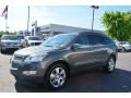 2011 Steel Green Metallic Chevrolet Traverse LTZ  photo #6