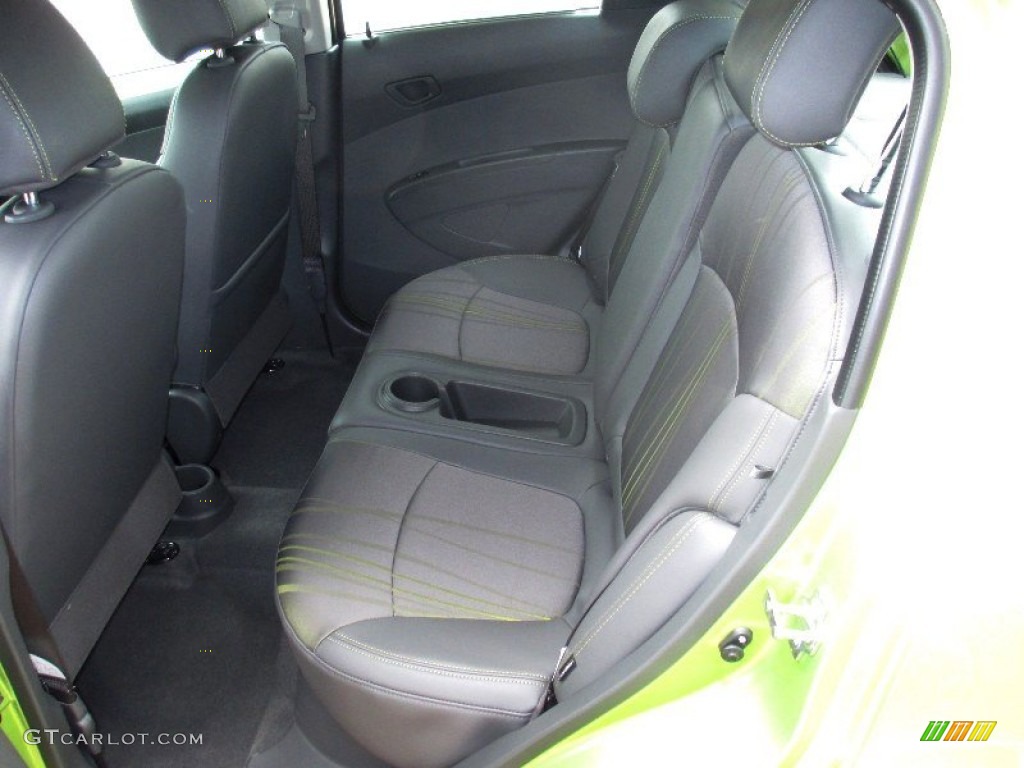 Green/Green Interior 2013 Chevrolet Spark LS Photo #80843041