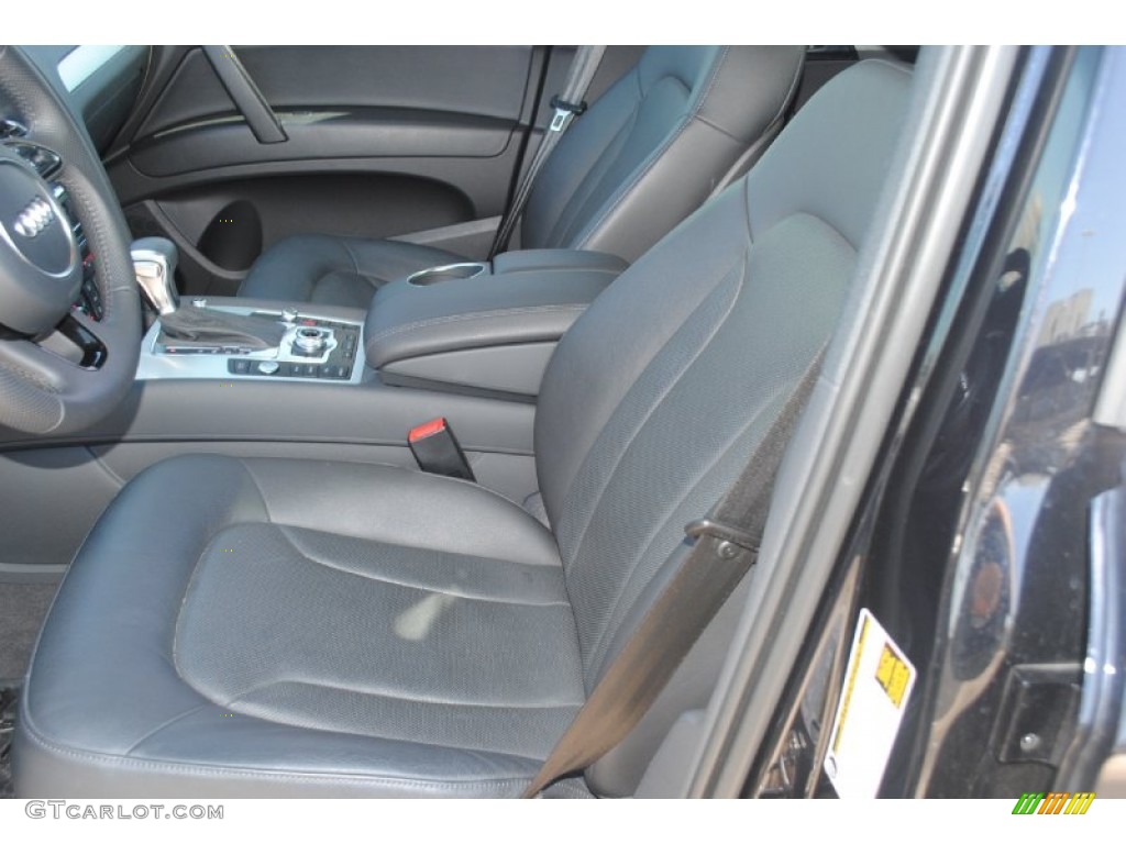 Black Interior 2012 Audi Q7 3.0 TFSI quattro Photo #80844238