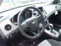Jet Black/Medium Titanium 2013 Chevrolet Cruze LS Steering Wheel