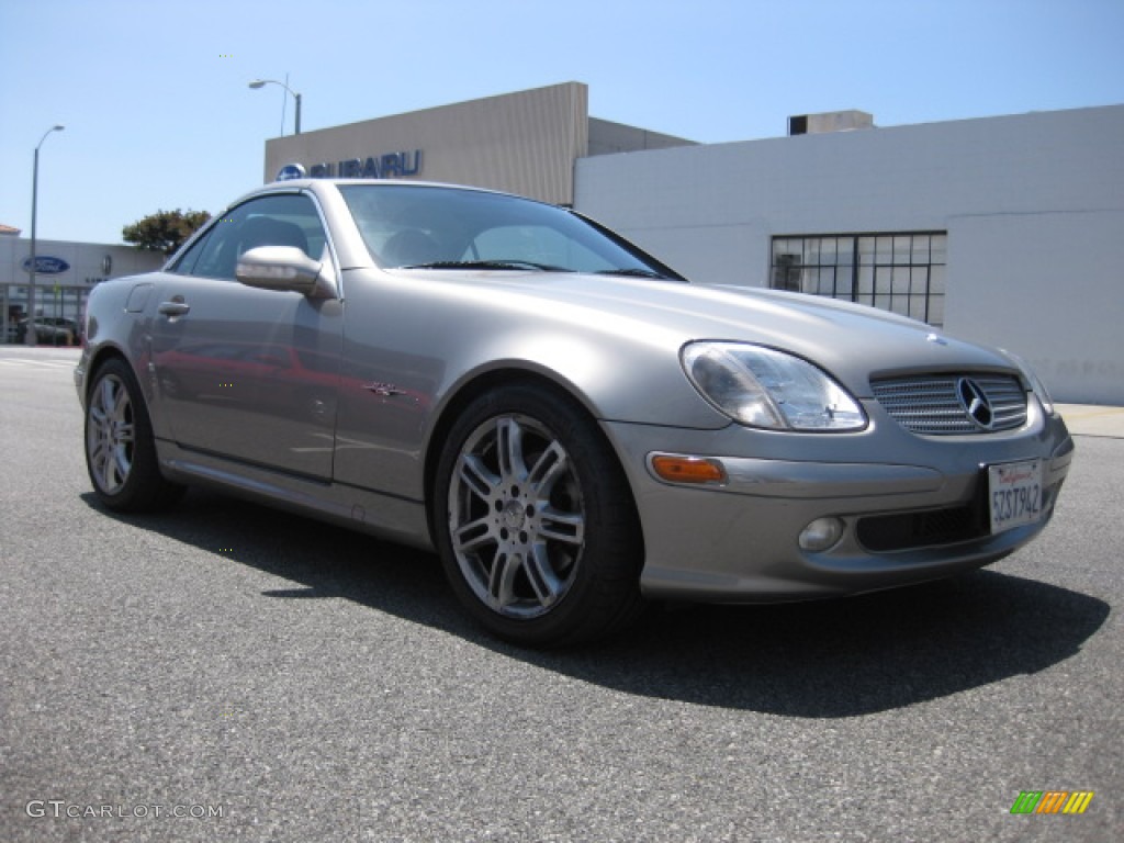 2004 SLK 230 Kompressor Roadster - Pewter Metallic / Charcoal photo #1