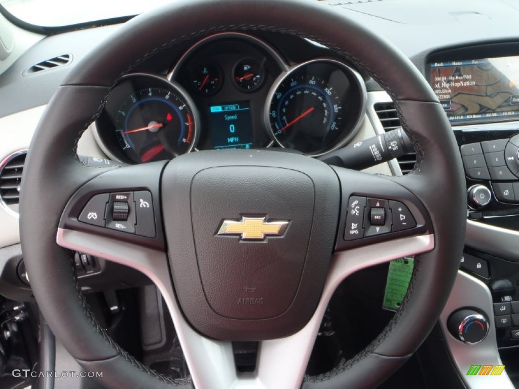2013 Chevrolet Cruze LT Medium Titanium Steering Wheel Photo #80845516