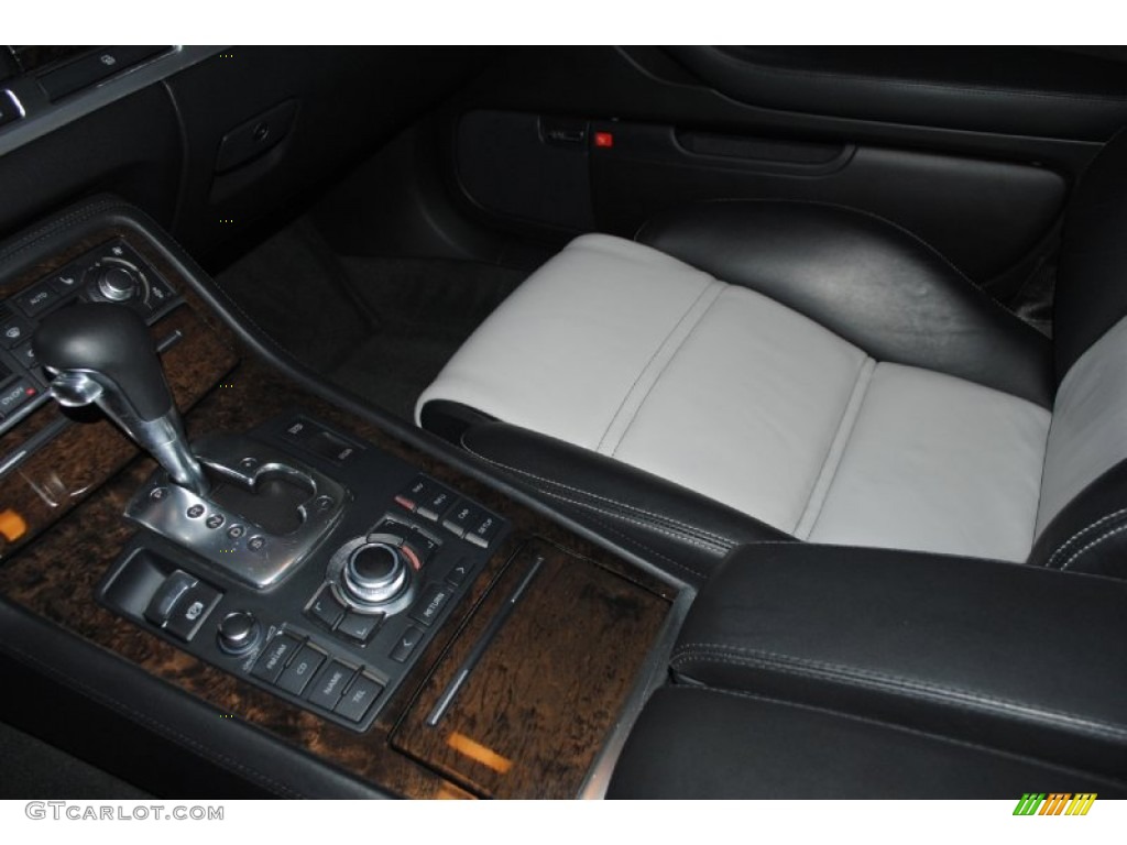 Silver/Black Interior 2007 Audi S8 5.2 quattro Photo #80845525