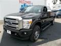 2013 Tuxedo Black Metallic Ford F250 Super Duty Platinum Crew Cab 4x4  photo #2