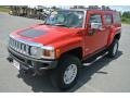 2010 Victory Red Hummer H3   photo #1