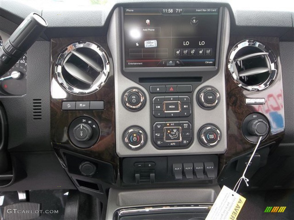 2013 Ford F250 Super Duty Platinum Crew Cab 4x4 Controls Photo #80846288
