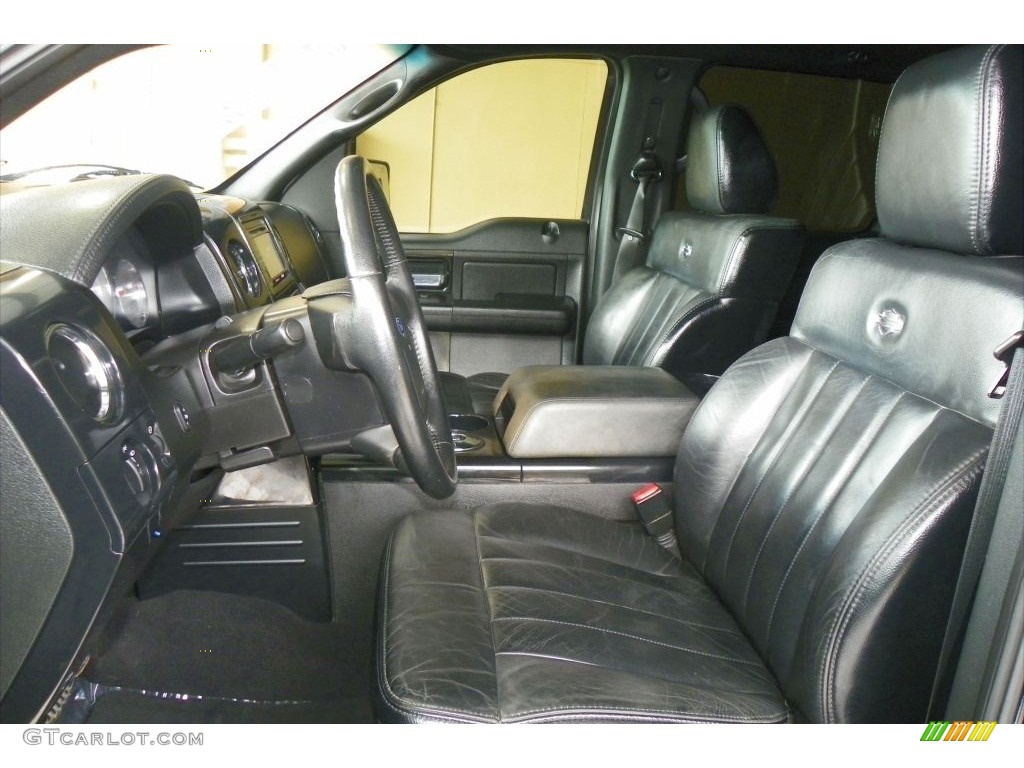 Black Interior 2007 Ford F150 Harley-Davidson SuperCrew Photo #80846299