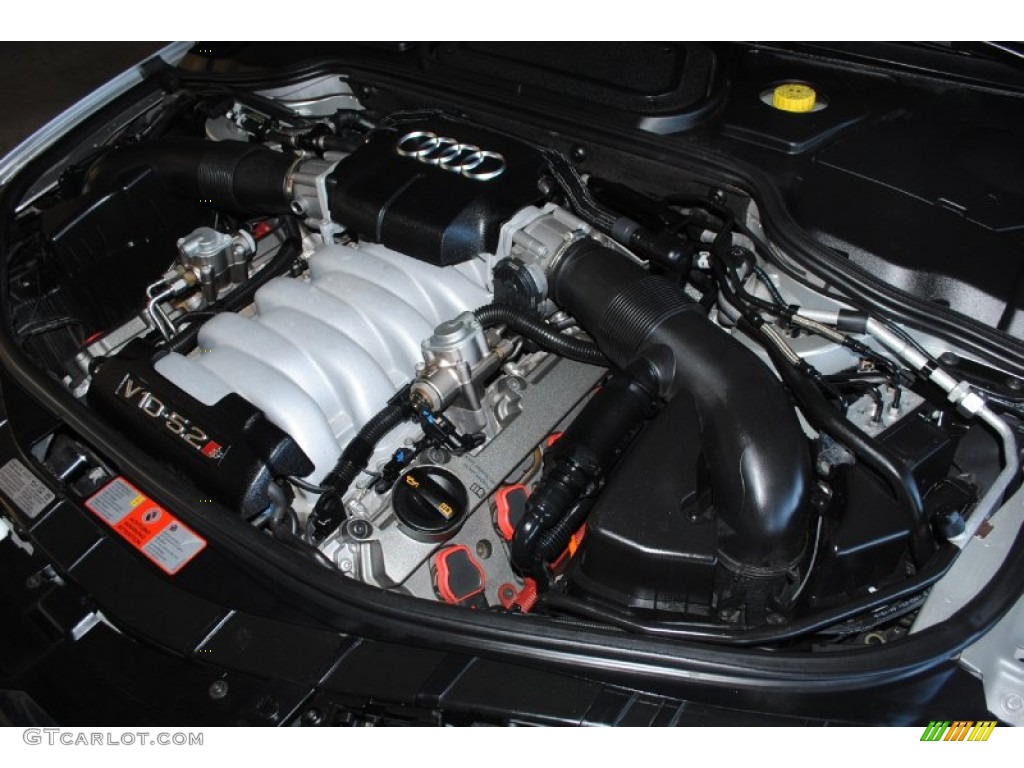 2007 Audi S8 5.2 quattro 5.2 Liter DOHC 40-Valve VVT V10 Engine Photo #80846506
