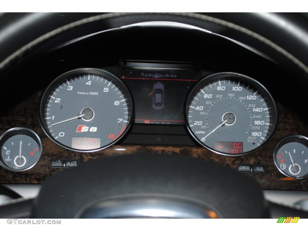 2007 Audi S8 5.2 quattro Gauges Photos