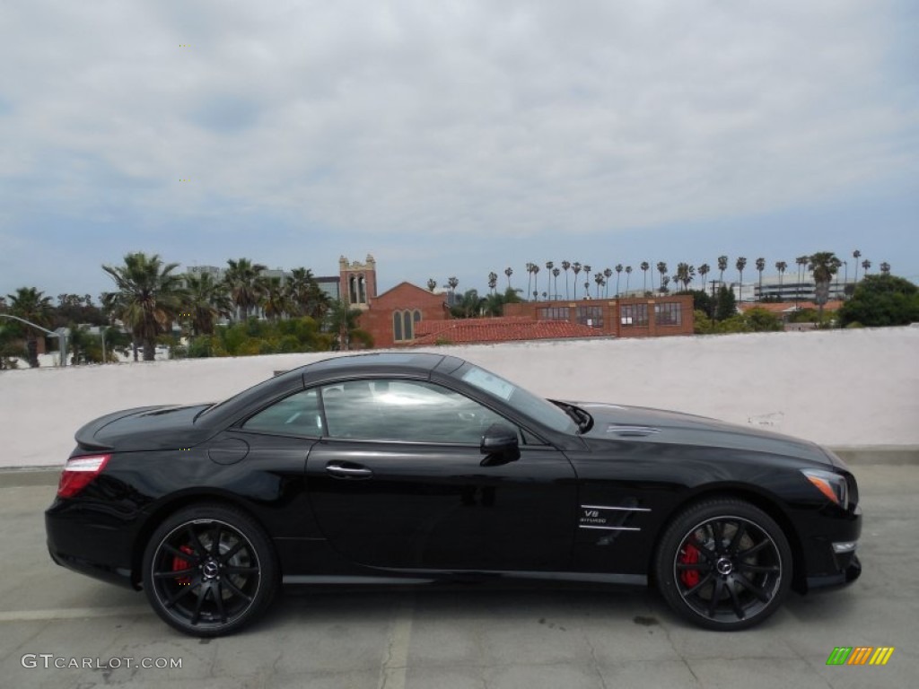 Black 2013 Mercedes-Benz SL 63 AMG Roadster Exterior Photo #80847094