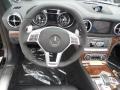 2013 Mercedes-Benz SL AMG Black Interior Steering Wheel Photo