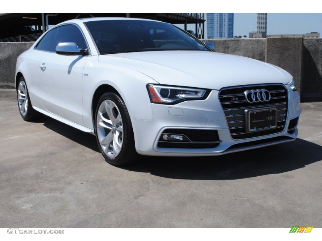 Glacier White Metallic 2013 Audi S5 3.0 TFSI quattro Coupe Exterior Photo #80847465