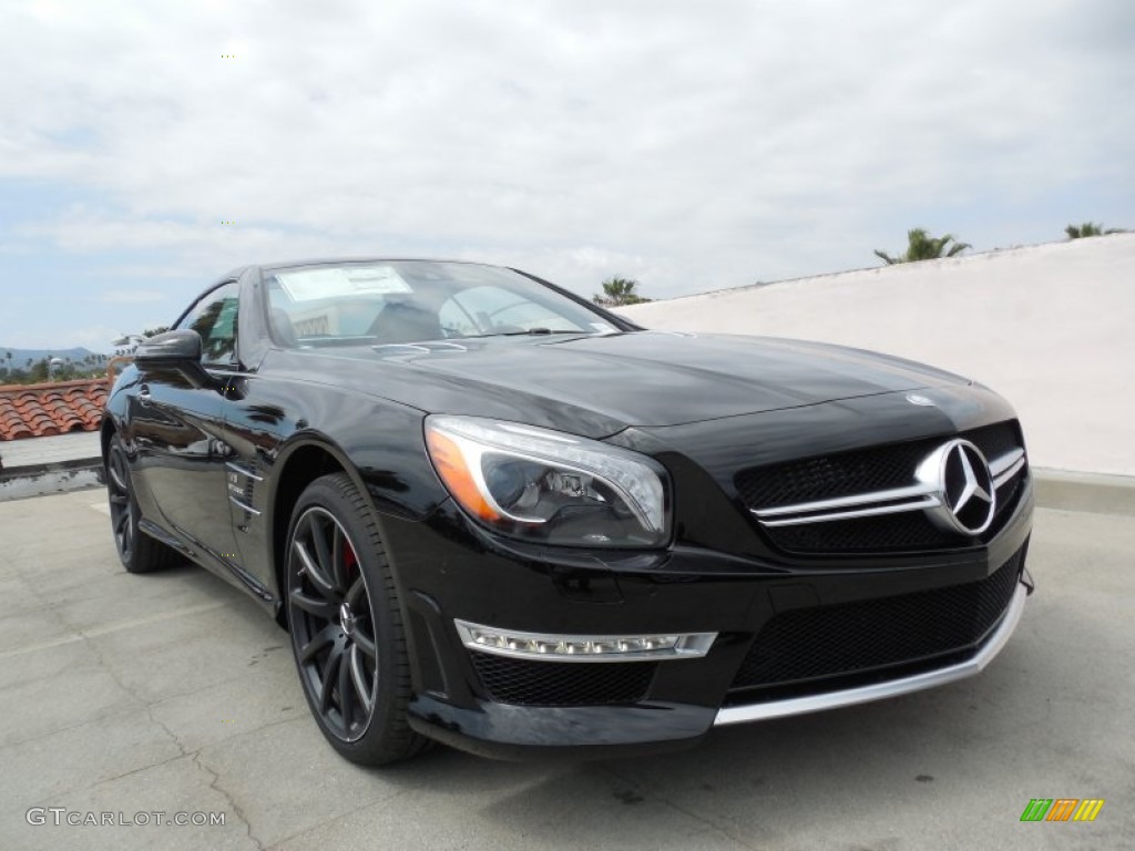 Black 2013 Mercedes-Benz SL 63 AMG Roadster Exterior Photo #80847487