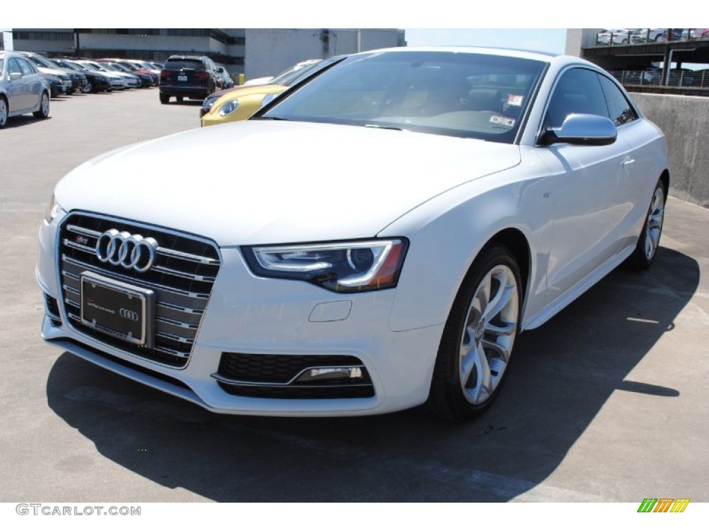 Glacier White Metallic 2013 Audi S5 3.0 TFSI quattro Coupe Exterior Photo #80847511