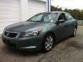 Mystic Green Metallic 2009 Honda Accord EX Sedan Exterior