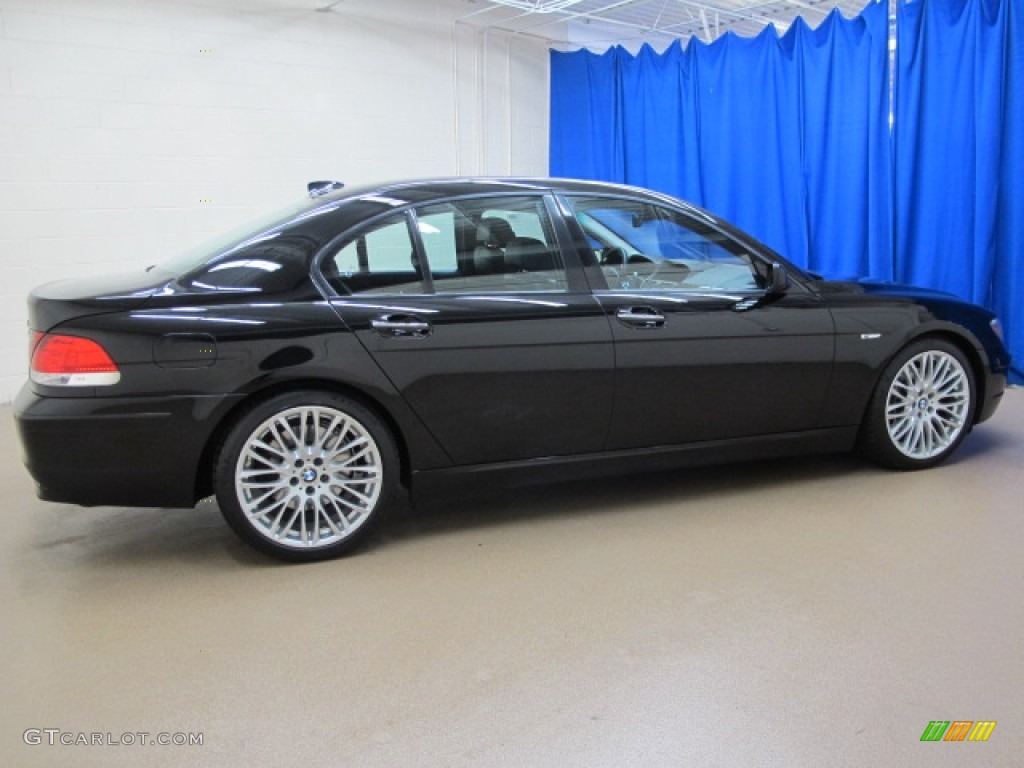 2008 7 Series 750i Sedan - Jet Black / Black photo #8