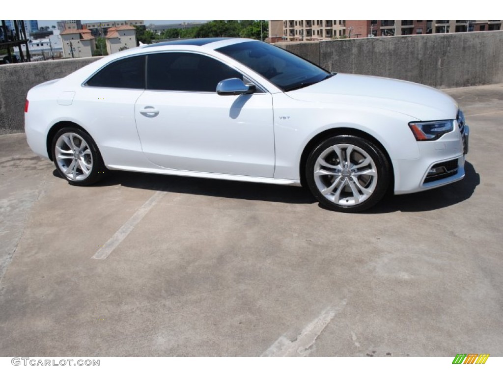 Glacier White Metallic 2013 Audi S5 3.0 TFSI quattro Coupe Exterior Photo #80847740