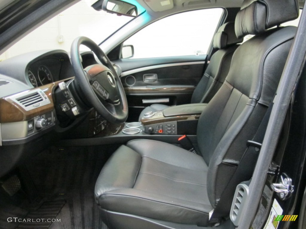 2008 7 Series 750i Sedan - Jet Black / Black photo #15