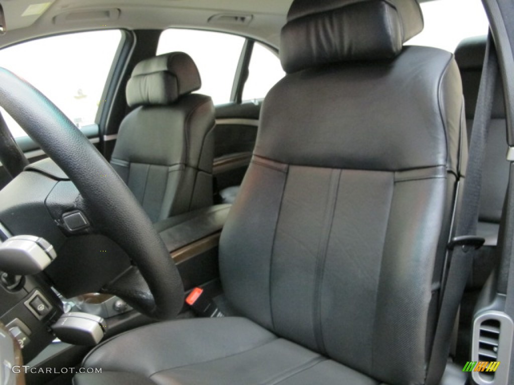 2008 7 Series 750i Sedan - Jet Black / Black photo #16