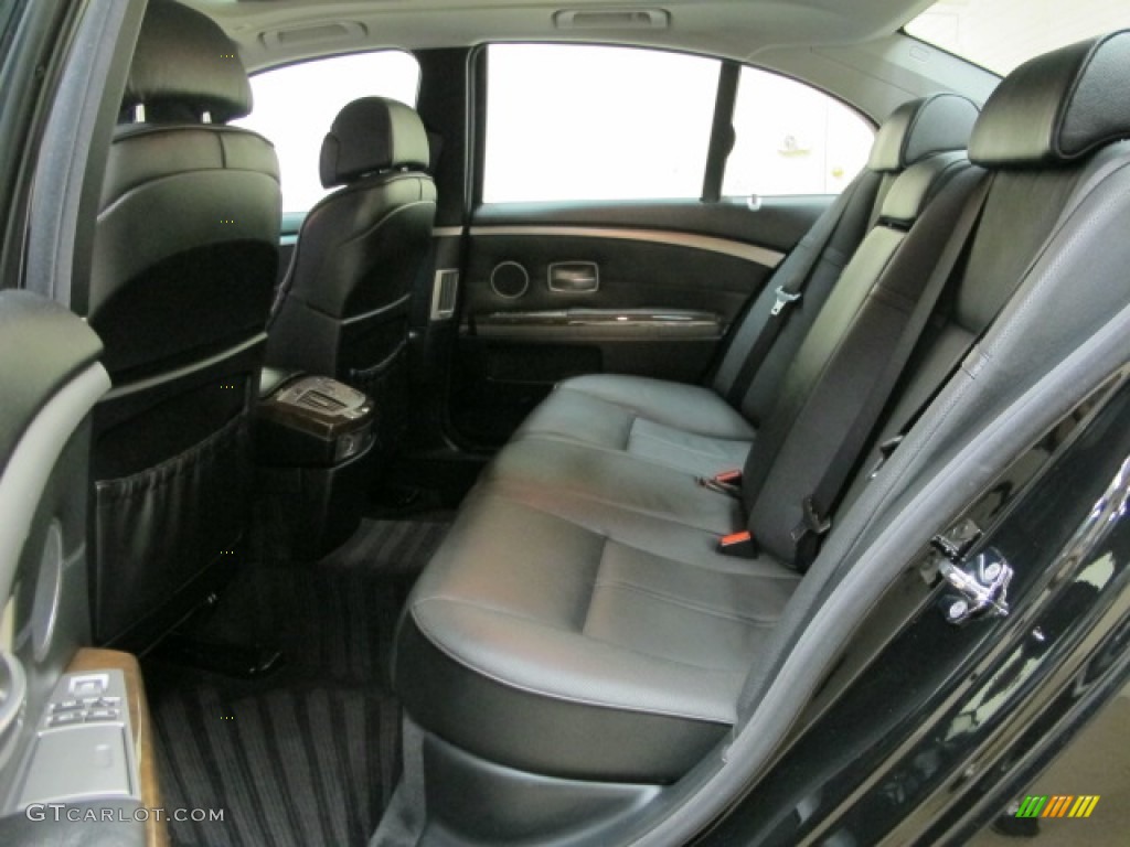 2008 7 Series 750i Sedan - Jet Black / Black photo #17