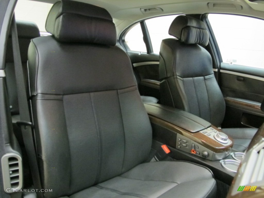 2008 7 Series 750i Sedan - Jet Black / Black photo #22