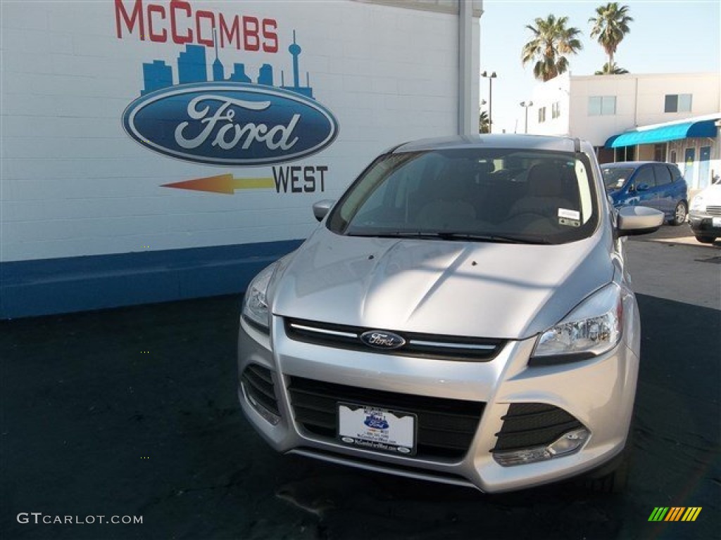 2013 Escape SE 1.6L EcoBoost - Ingot Silver Metallic / Medium Light Stone photo #1