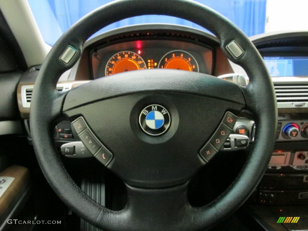 2008 7 Series 750i Sedan - Jet Black / Black photo #34