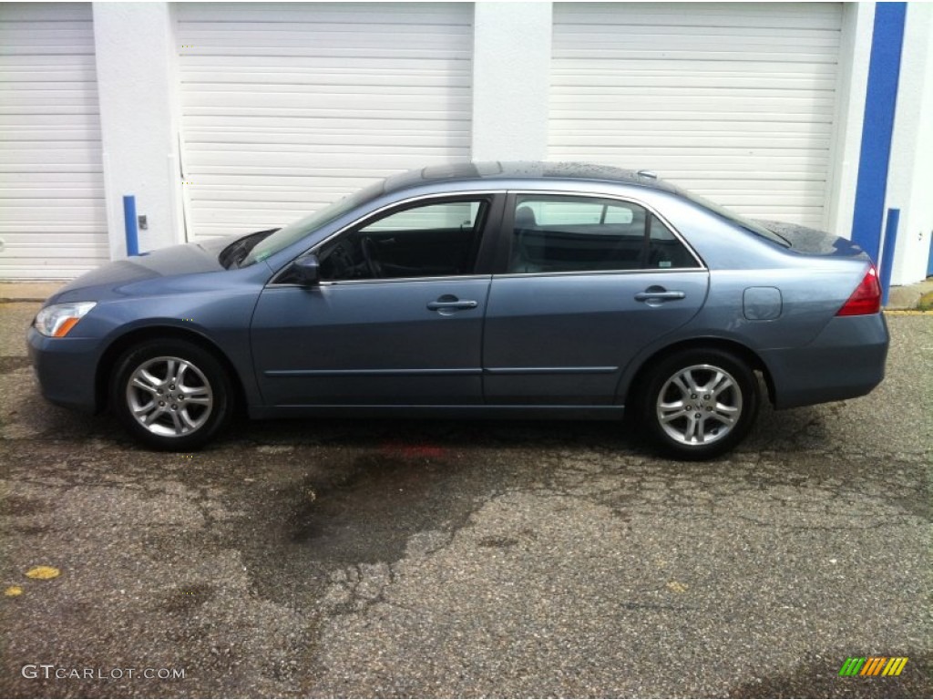 Cool Blue Metallic 2007 Honda Accord EX Sedan Exterior Photo #80848454