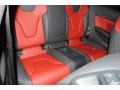 Black/Magma Red Rear Seat Photo for 2013 Audi S5 #80848792