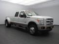 2011 Oxford White Ford F350 Super Duty King Ranch Crew Cab 4x4 Dually  photo #3