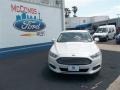 2013 White Platinum Metallic Tri-coat Ford Fusion SE  photo #1