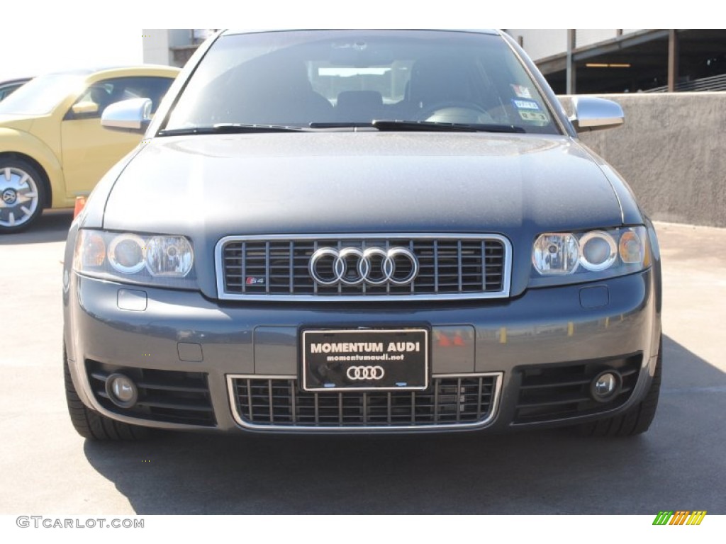 2005 S4 4.2 quattro Sedan - Dolphin Grey Metallic / Ebony photo #2