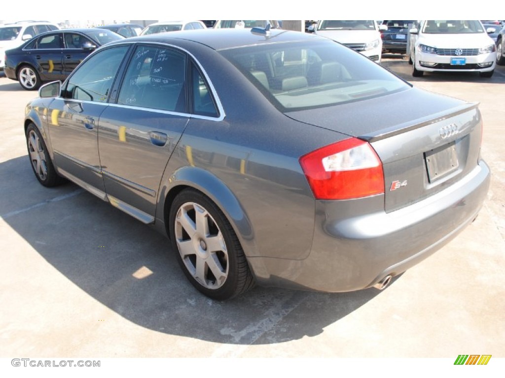 2005 S4 4.2 quattro Sedan - Dolphin Grey Metallic / Ebony photo #5