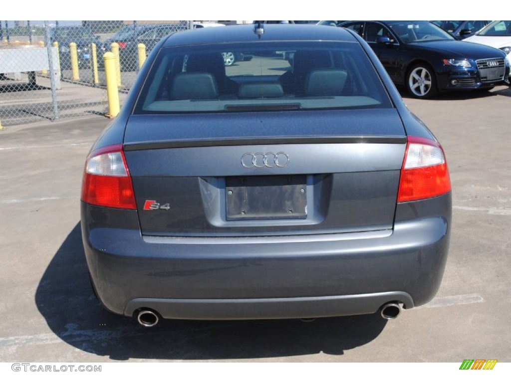 2005 S4 4.2 quattro Sedan - Dolphin Grey Metallic / Ebony photo #6