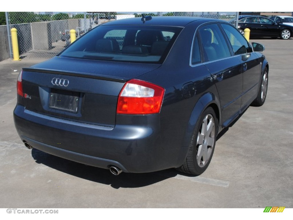 2005 S4 4.2 quattro Sedan - Dolphin Grey Metallic / Ebony photo #7