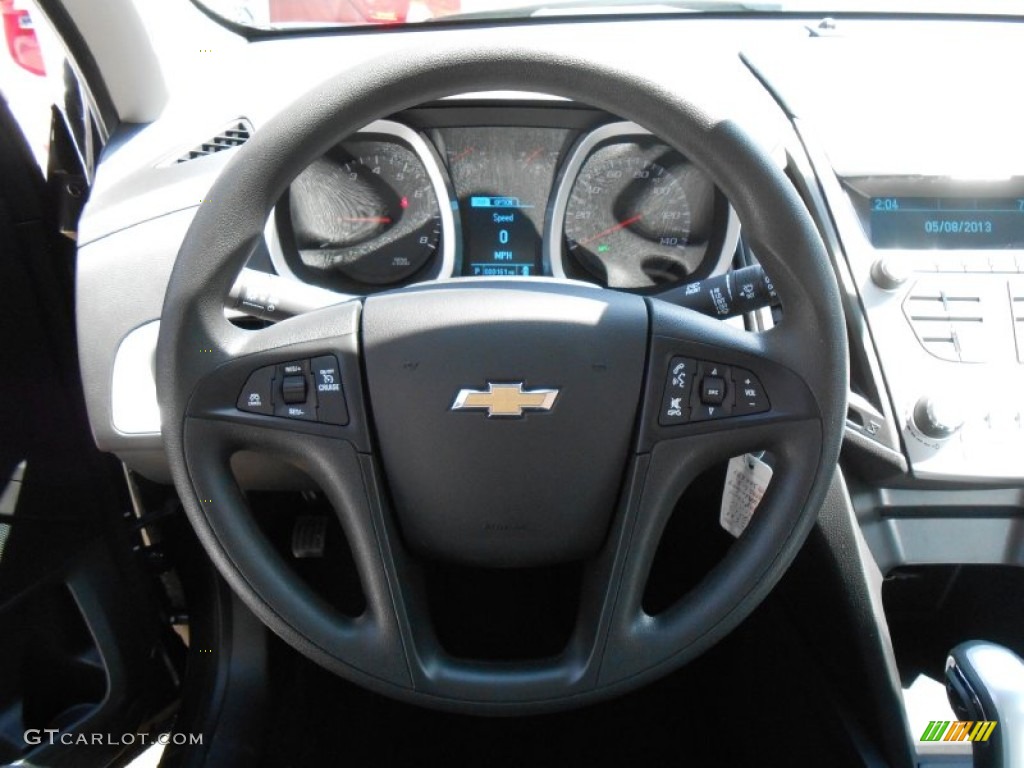2013 Chevrolet Equinox LS Jet Black Steering Wheel Photo #80851089