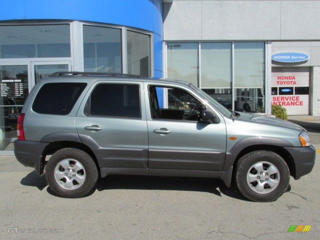 Light Cypress Green Metallic 2003 Mazda Tribute LX-V6 4WD Exterior Photo #80851138